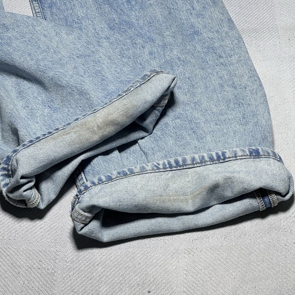 Free People Palmer Cuffed Jeans Size 27 Button Fly Baggy Wide Leg High Rise - Picture 12 of 16